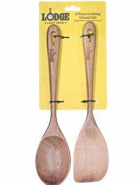 Lodge Acacia Wood 2-Piece Cooking Utensil Set